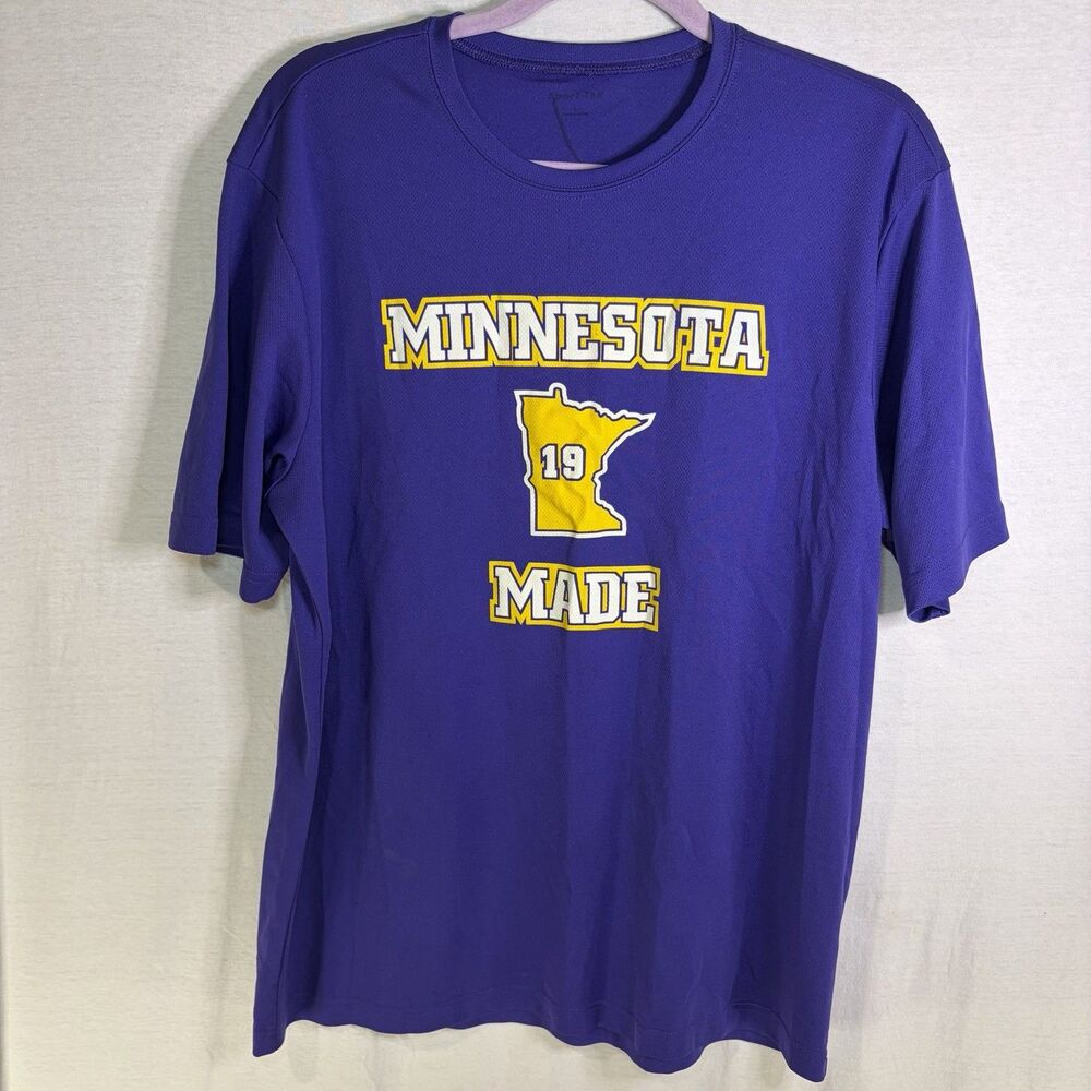 Minnesota Vikings Cant Stop The Thielen Shirt Purple Mens Large 19